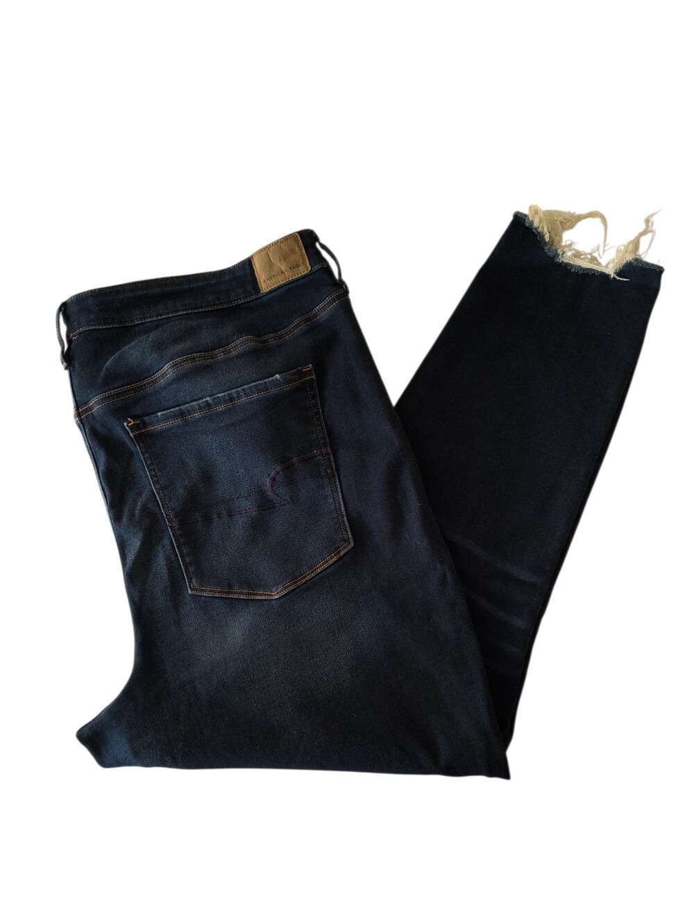 American Eagle Super High Rise Jeggings with Raw Hem Plus Size 24